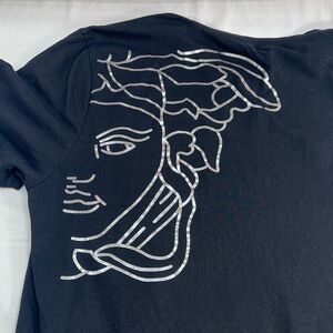 Versace Collection Medusa Head Logo XXL Short Sleeve Men's T-Shirt Black Unisex